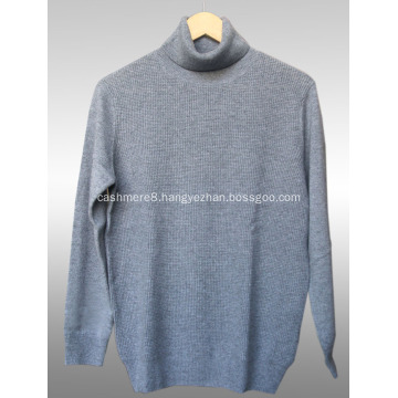 High-necked cashmere men's sweater